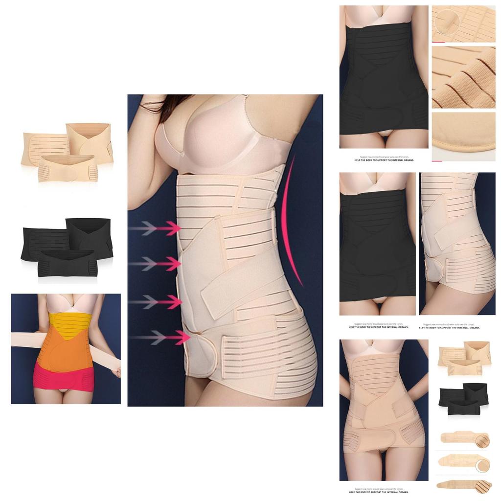 Brand Name Product Name Postpartum Abdominal Binder Three-piece Set For Maternity Women Suitable For Natural And C-section Delivery