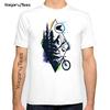 Summer Men T-shirt Downhill Biking Print Casual Heartbeat Stimulation Exercise Male Harajuku Tshirt  Men Clothing