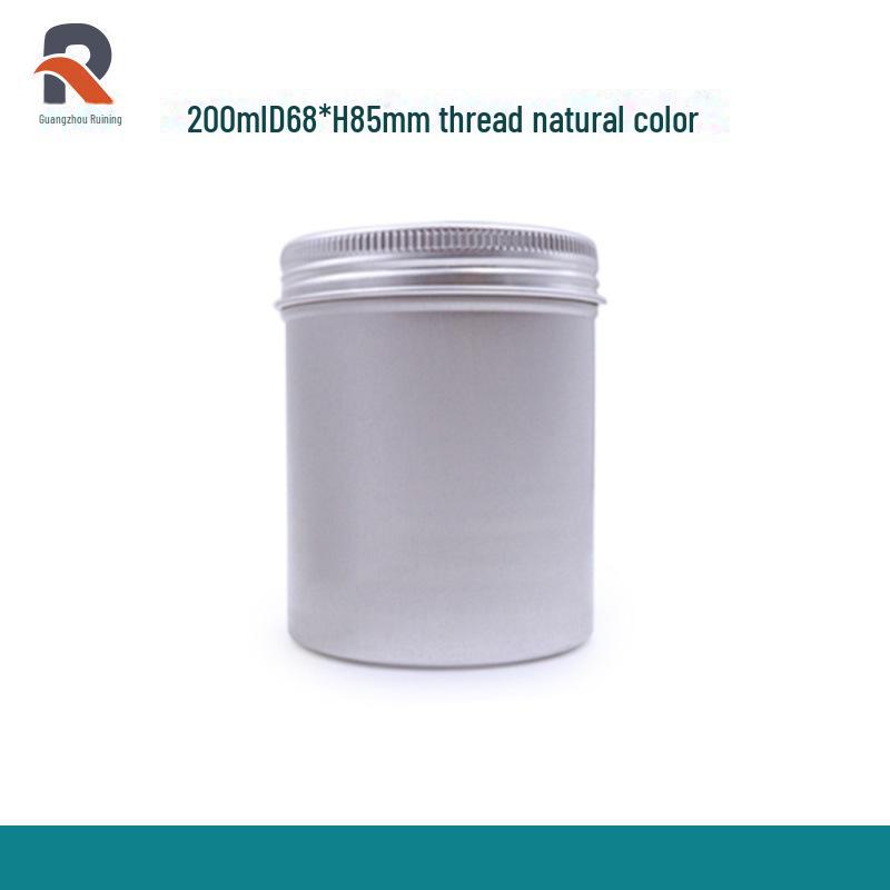 68x85mm Threaded Aluminum Can - 200ml Essential Oil Jar