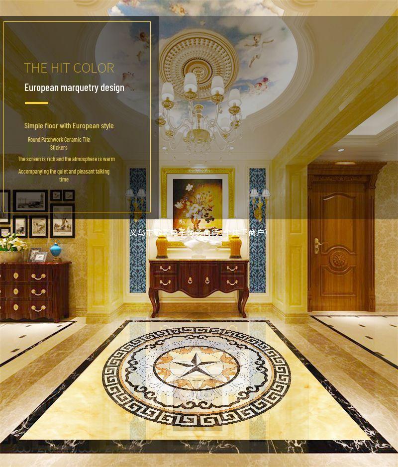 Vodotěsné protiskluzové samolepicí nálepky na parketové dlaždice pro dekoraci obývacího pokoje a předsíně