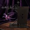 Atmospheric Light for Bedroom Magical Flying Dragon Bookshelf Lamp, Warm Hanging Night Light, Fantasy Collector Item Reading Nook Decor, Unique