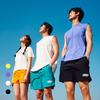 Baellob [2Pack] Unisex Lettering Sleeveless Rash Guard
