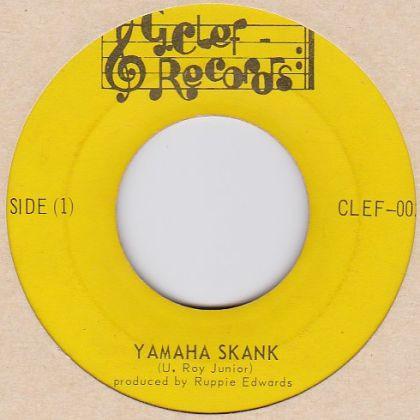 7inch Record U. ROY JUNIOR - Yamaha Skank CLEF002 G Clef Canada Reggae, Ska & Dub Used