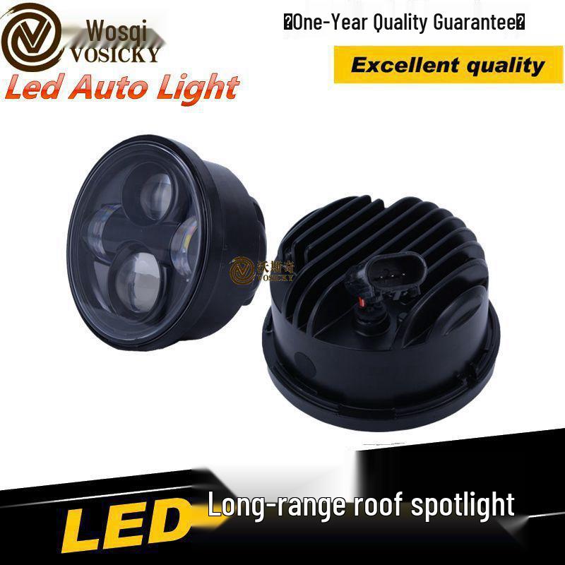 5-Inch Dual-Light Headlight for Harley Fat Bob Glide – High/Low Beam Integrated.