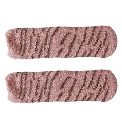 Warme Socken Weiche Plüsch-Hausschuhe Schlafstrümpfe Cartoon Boden-Socke für Drinnen Herbst Winter