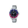 MDV 10D 50m Waterproof Quartz Movement Stainless Steel Strap Watch Women's Watch Black Dial MDV-10D-1A3V