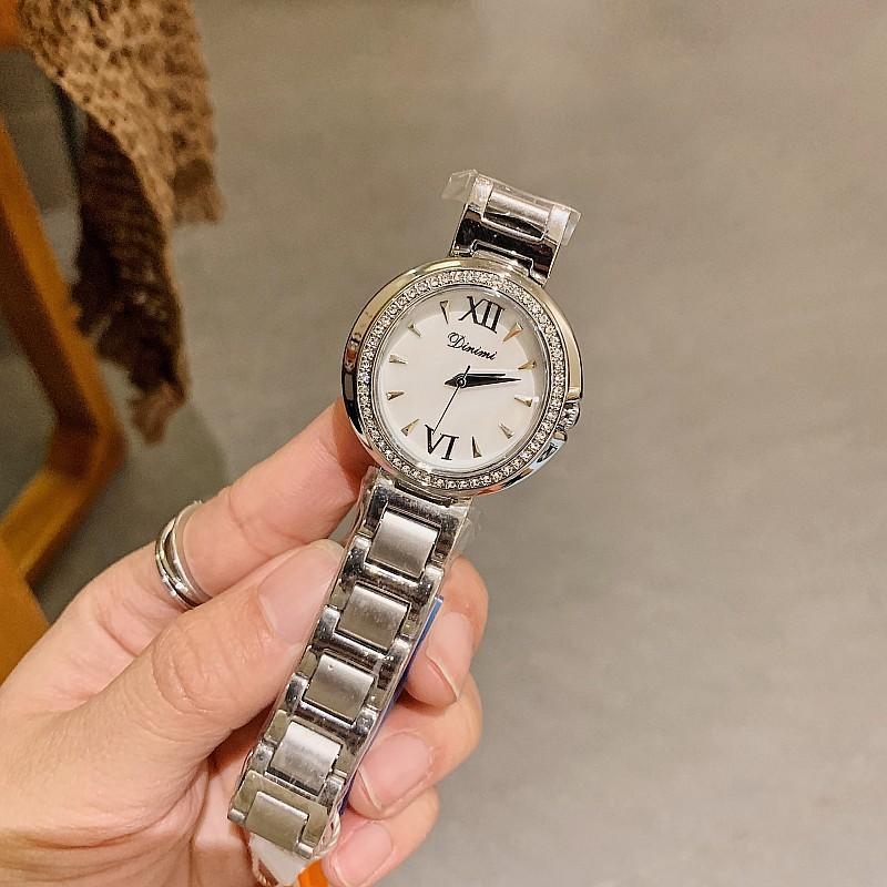 Women S Watch Temperament Steel Strap Roman Diamond Watch Women S Stainless Steel Strap Women S Fashion Simple Oval