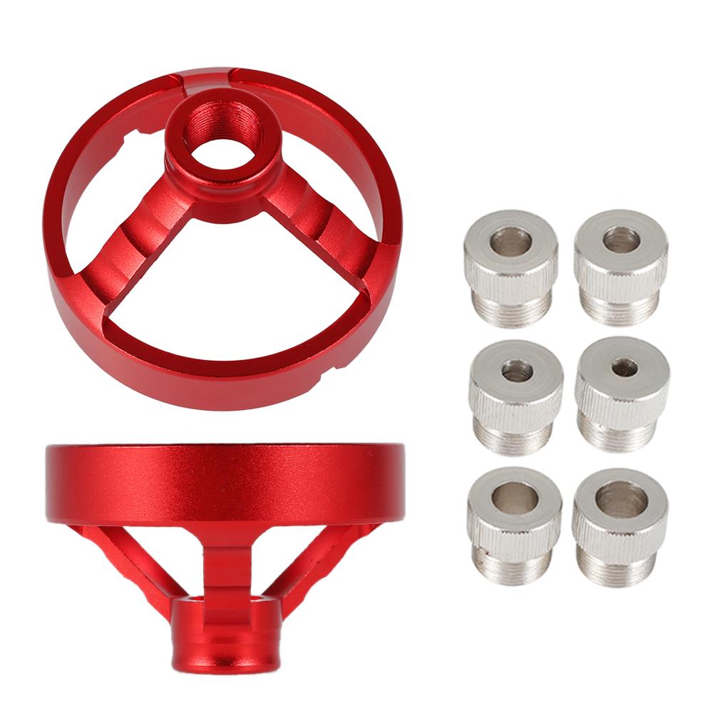 5/6/7/8/9/10mm Vertical Drill Guide Positioner Fixture Straight Carpentry Hole Drill Punch Locator Jig Hinged Woodworking Tool