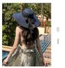 Women's Large Brim Straw Sun Hat for Summer Beach and Seaside Vacation, Anti-UV Protection