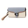 Coach Tabby 18 Woc Color Block Leather Crossbody Bag Women Bags Blue White 76199-V5RGX
