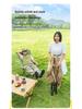 Adjustable Outdoor Folding Recliner Chair with Leg Rest – Four-Speed Moon Chair