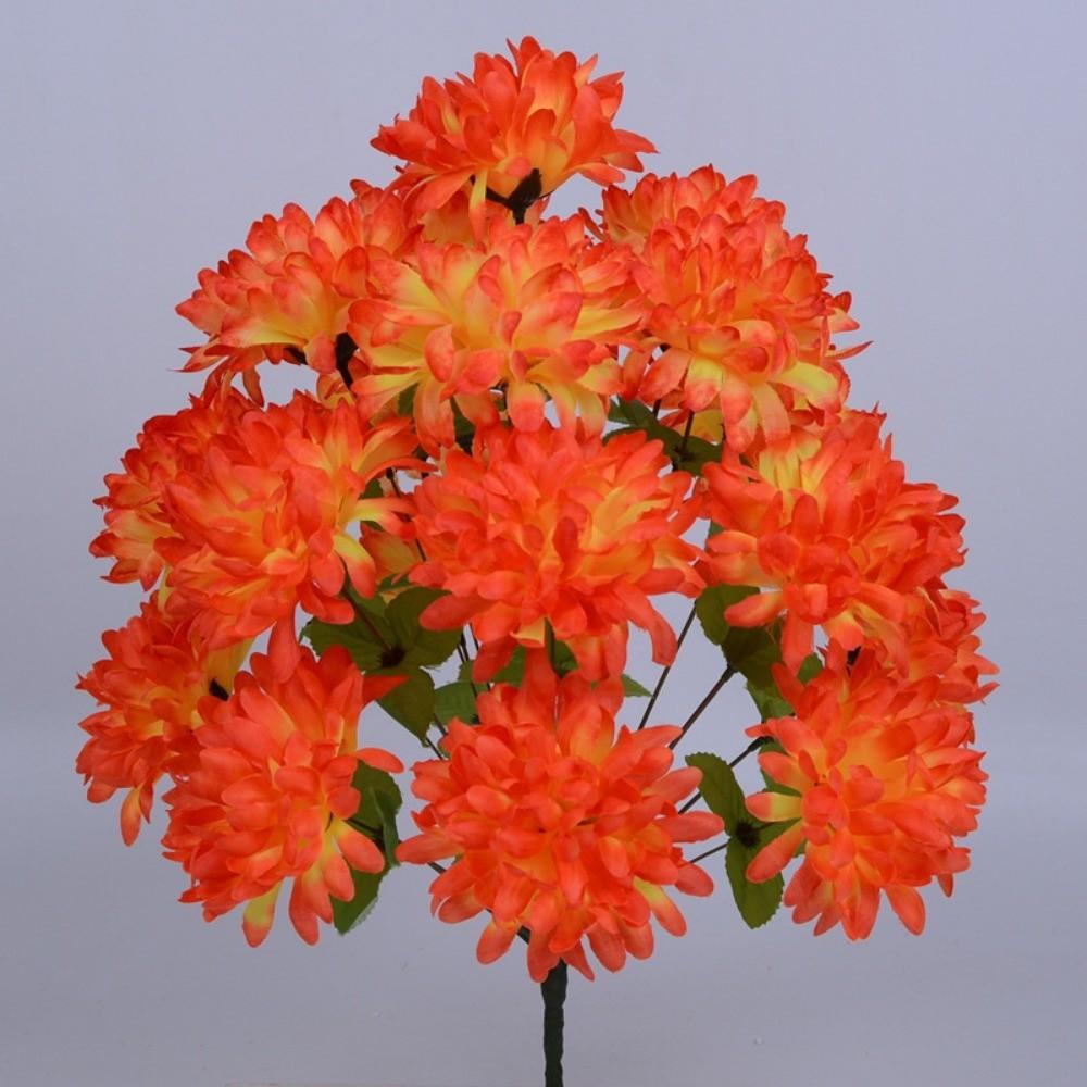 18 Heads Chrysanthemum Bundle Mini Qingming Festival Holiday Flower  Home Decorative