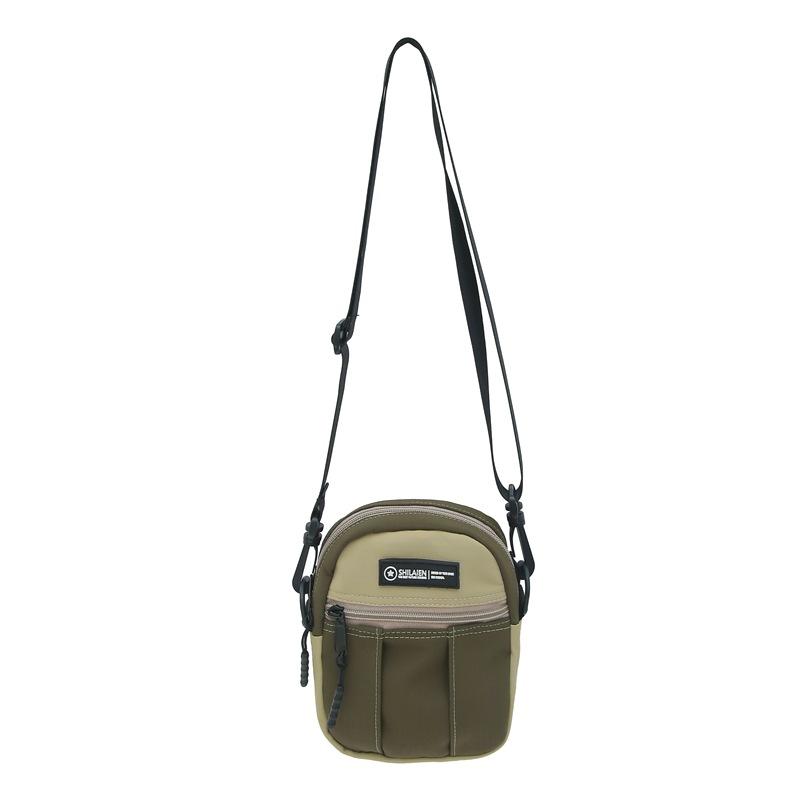 Outdoor Waterproof Mobile Phone Small Satchel, Men'S And Women'S Neutral Wind Messenger Bag, Lightweight Shoulder Bag, Tooling Small Square Bag