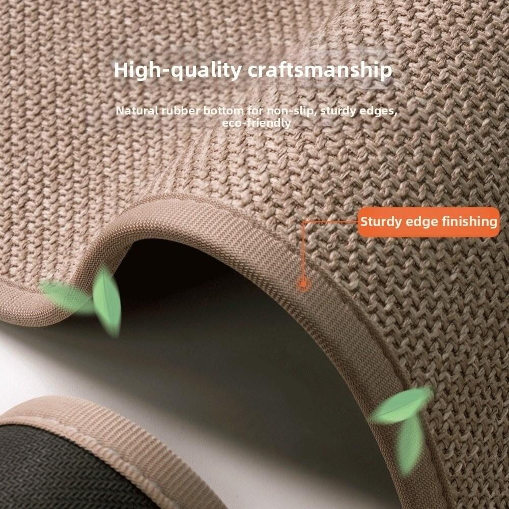 Foot Pad Anti Slip Cartoon Floor Mat Animal Pattern Soft Absorbent Rug Imitation Weaving Absorbent Kitchen Mats Living Room