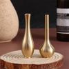 Reines Kupfer Gold Blumenarrangement Kunstwerk Wohnzimmer Dekor Heimdekoration Dekoration Flaschen Antike Vase Blumenornamente Vasen