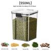 Transparent Plastic Food-Grade Storage Jar for Candy, Tea, Grains, and Cereal