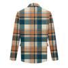 Men's Printed Corduroy Warm Pocket Suit Jacket Cardigan Men's Casual Suit
