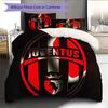Set Copripiumino Trapuntato Juve Federa Federe Decorazione Casa Regalo di Compleanno (1 * copripiumino + 2 * federa, senza nucleo)