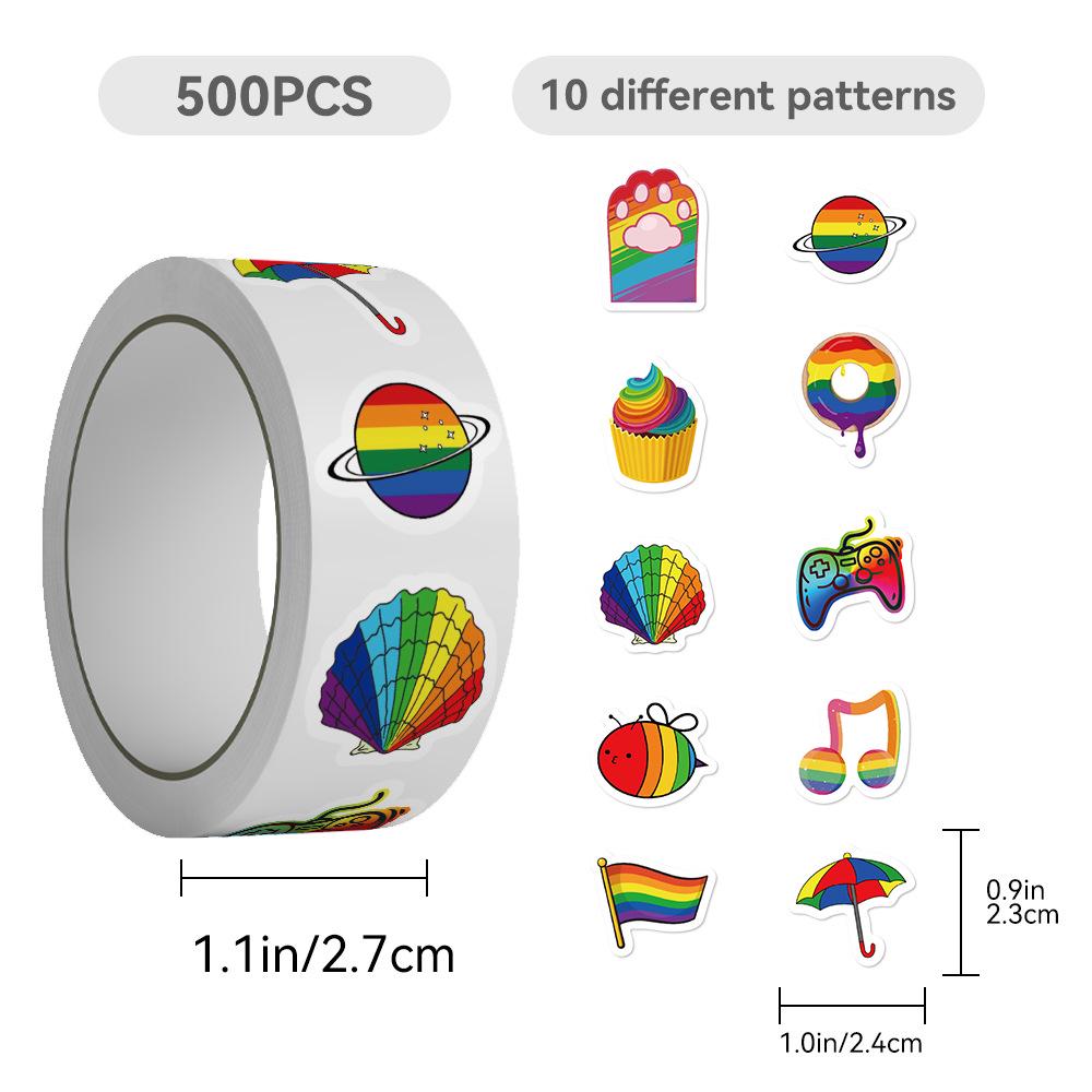 

500 листов/рулон декоративных наклеек с точками для герметизации и поделок