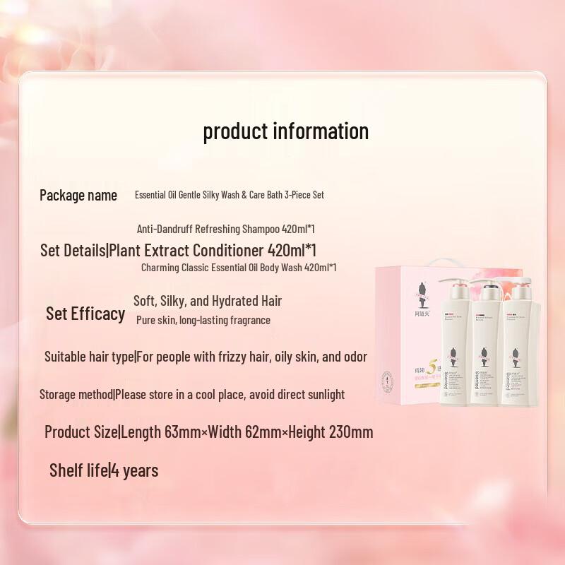 Adolph Essential Oil Hair & Body Care Gift Set