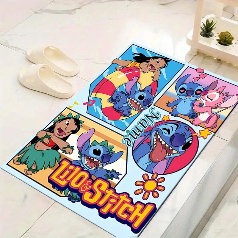 Custom 1Pc Lilo Stitch Adventure Rug Office Carpet Indoor Outdoor Entrance Doormat Nonslip Soft And Comfortable Living Room D916267