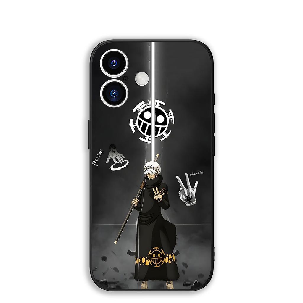 for Samsung Galaxy S22 S21 S20 FE Ultra Plus A07 A17 A15 A16 A25 A57 A37 Cover Phone Case ONE Luffy PIECE Trafalgar D Water Law