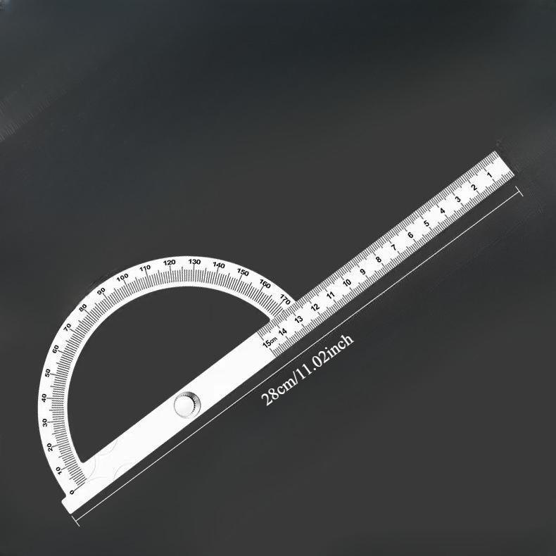 High-Precision Stainless Steel Angle Square, Professional Woodworking Tool for Accurate Angle Measurement and Marking