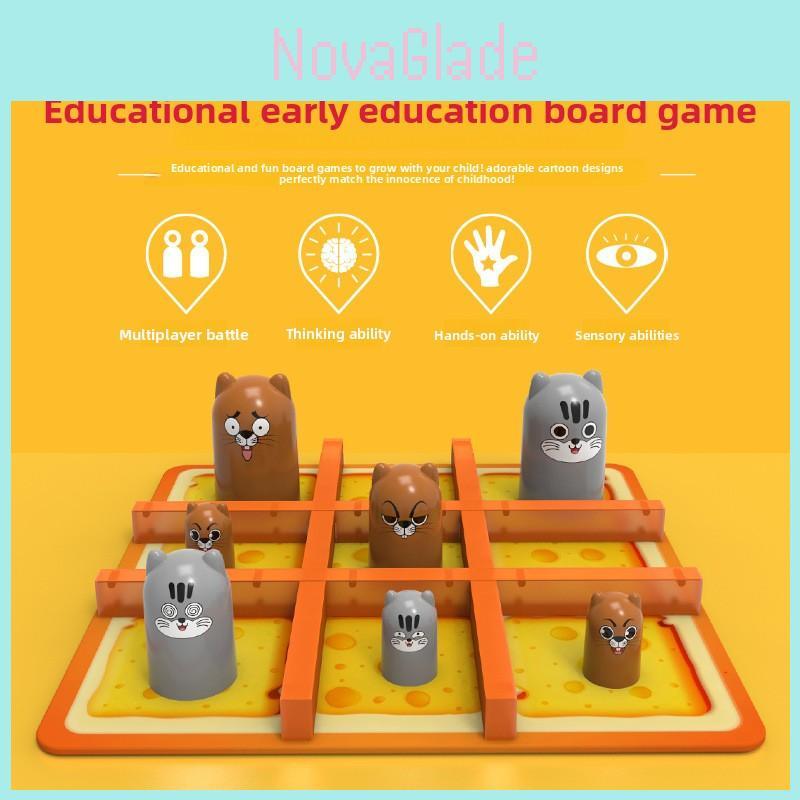 Cheese Trap Kids Board Game With Abs Material For Brain Development And Parent Child Interaction