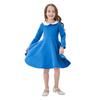 Girls' Color Block Princess Doll Dress - Cute School Style