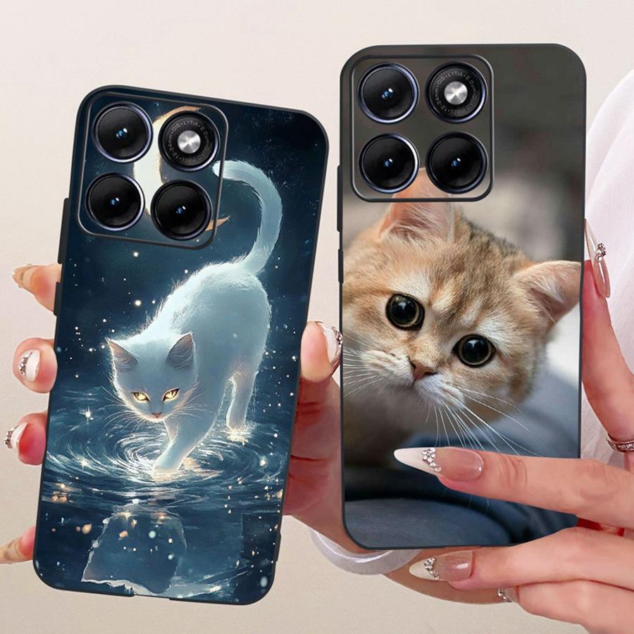 For Motorola Edge 70 Fusion Phone Case 2026 Cover Cute Cats Printing Soft Silicone Shell for Moto Edge70 Fusion XT2605-1 Funda