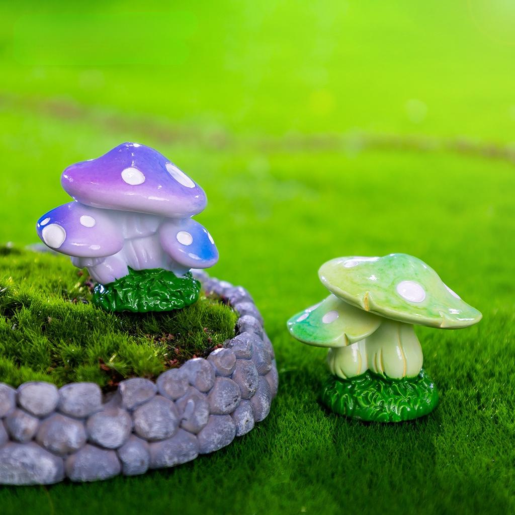11 PCS Micro Landscape DIY Mushroom Decoration Set