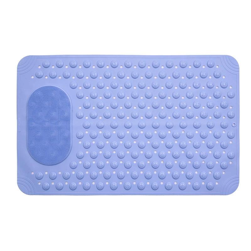 Alfombra de baño antideslizante de PVC para ducha con ventosas para seguridad en el hogar