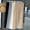 Elegantní úplety Kalhoty Soupravy Měkký svetr Cardigan Topy Oblek Úplet Široké nohavice Pantalones Conjunto Ležérní Pletené dvoudílné