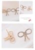 Elegant Bow Micro-inlaid Diamond Stud Earrings - Pure Copper, Creative Fashion Style