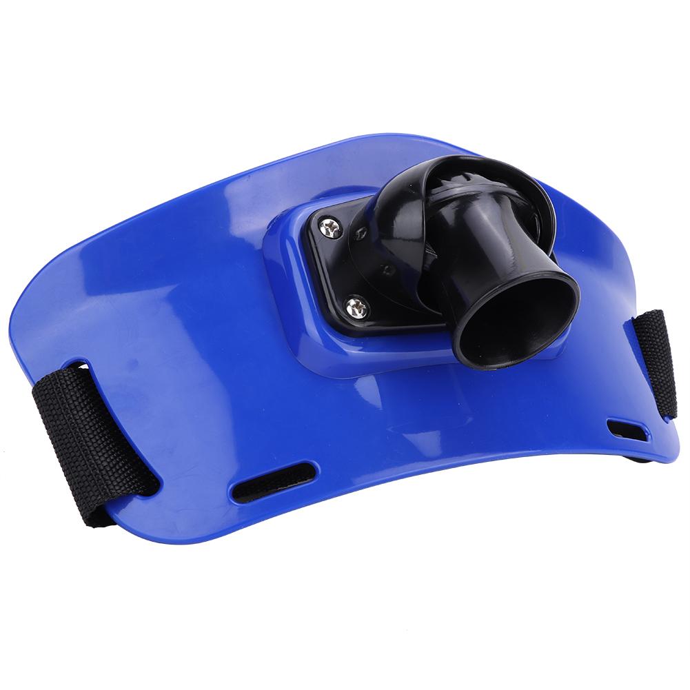 ABS Roterande Magtopp Bälte Fiskeutrustning Hård Plast Skyddande Båtfiske Utrustning(Blå)