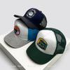 Letter Embroidery Color Block Baseball Hats Breathable Mesh New Men Women Sunshade Personal Versatile Trucker Caps Fashion Retro