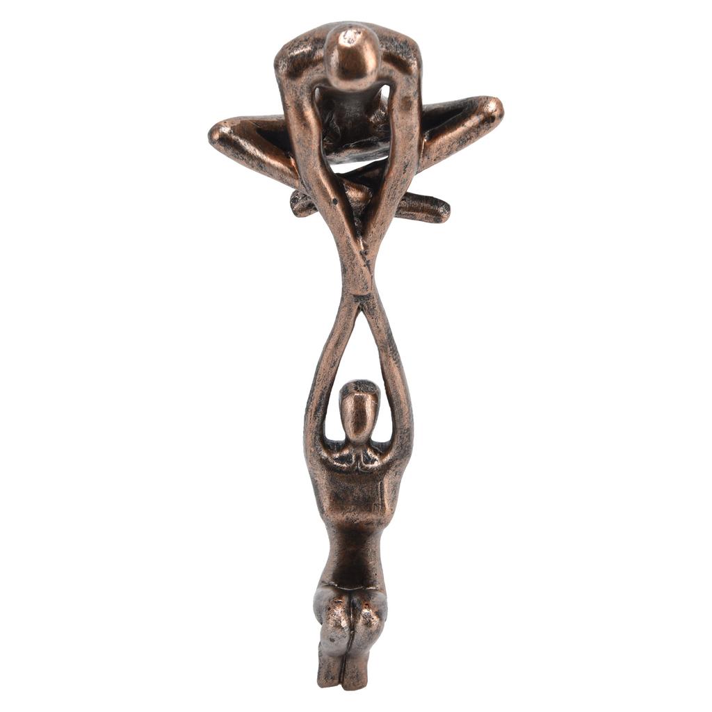 Dancing Sculpture Resin Statue Couple Figurine Ornament for Home Office Desktop Decor