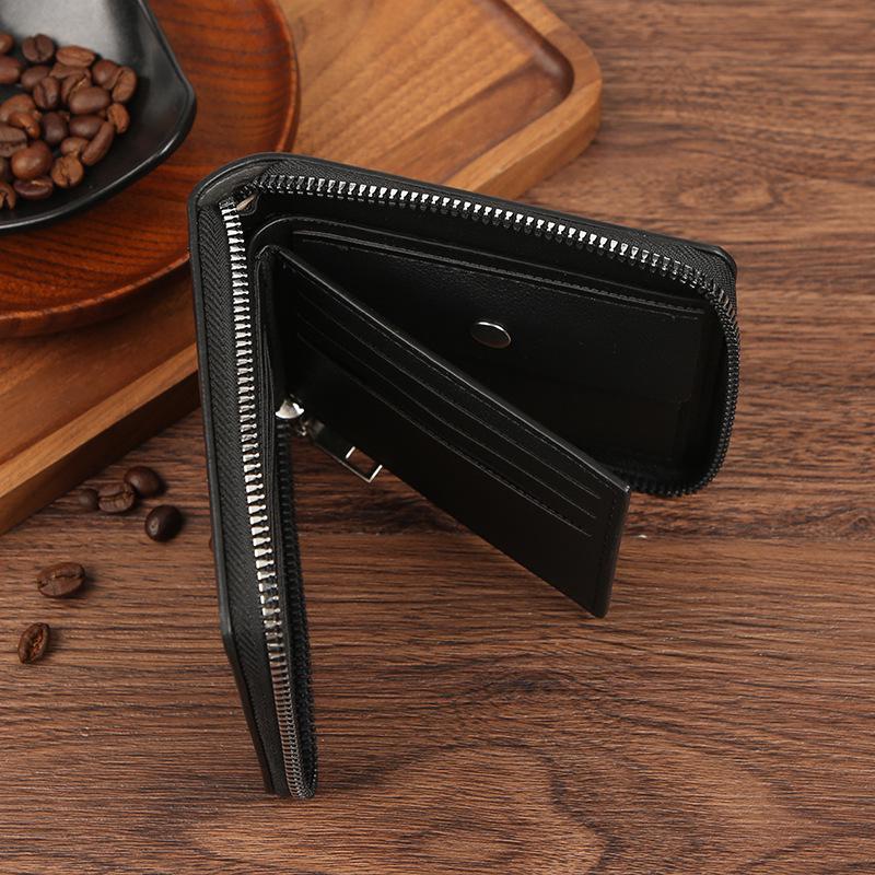 2025 Herren Reißverschluss-Geldbörse: Trendiges Cartoon-Design mit mehreren Kartenfächern