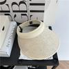 Outdoor Sun Protection Hat Sun Hat Summer Sky Straw Hat Anti-uv Headband Sun Hat Cycling Empty Top Hat for Women