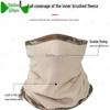 Winter Camouflage Fleece Neck Gaiter and Face Mask