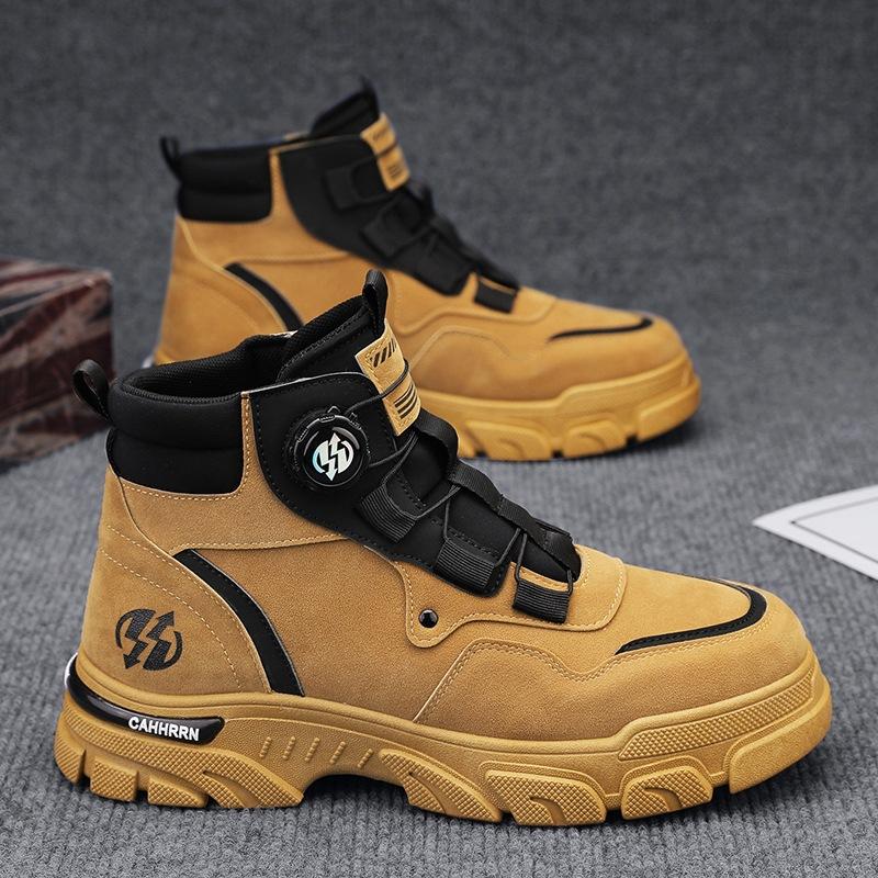 Autumn and winter high-top Martin boots men's outdoor casual tooling locomotive shoes men's new trendy shoes
