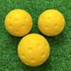 Silent Pickleball Balls Quiet Foam Pickleballs Practice Balls With Exact Real Ball Bounce Soft Pu Pickleball Ball For Indoor Use
