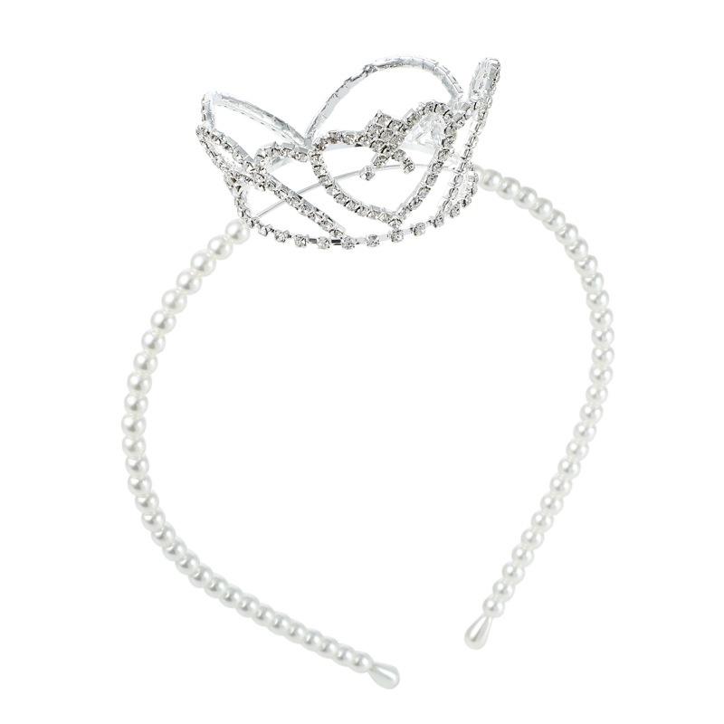 Buy Pearl Rhinestone Headband Children's Hair Accessories Headdress