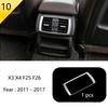 BBJS7 Accessories for BMW X3 X4 F25 F26 Car Inner Gearshift Air Conditioning CD Panel Door Armrest Cover Trim Decorative Car Stickers