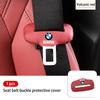 Leather Car Seat Belt Buckle Protector Anti-Scratch Cover For BMW G30 G20 M3 M5 E91 E92 E93 E36 E70 X3 X4 X5 X1 E39 F30