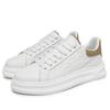 Mode Sportliche Board-Schuhe Dicke Sohle Komfort und hochwertiger Stil Freizeit Outdoor Street Junge, gutaussehende Alltagsschuhe Neu weiß