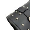 Vintage Black Brown PU Leather motorbike Side Tool Tail Bag Luggage for Harley Universal Motorcycle Saddle Bag