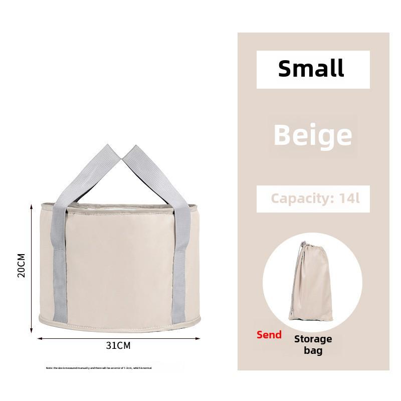 Cadă de călătorie pliabilă pentru picioare: Design portabil, izolat, extra-adânc pentru acoperirea gambelor; Soluție multifuncțională pentru baie de picioare acasă.