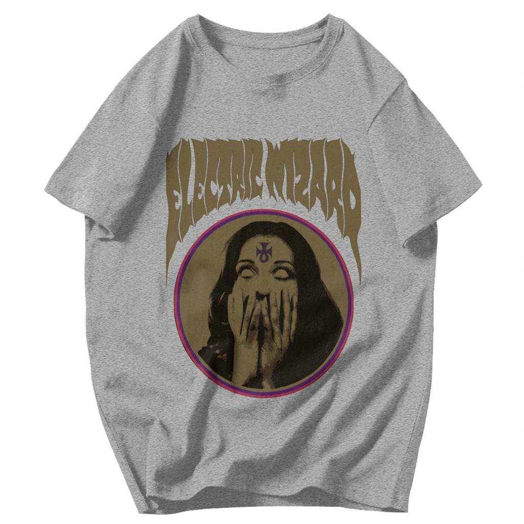 Men T Shirt Electric Wizard Trendy Pops Y2K Graphic Crewneck Unisex Clothing T Shirts