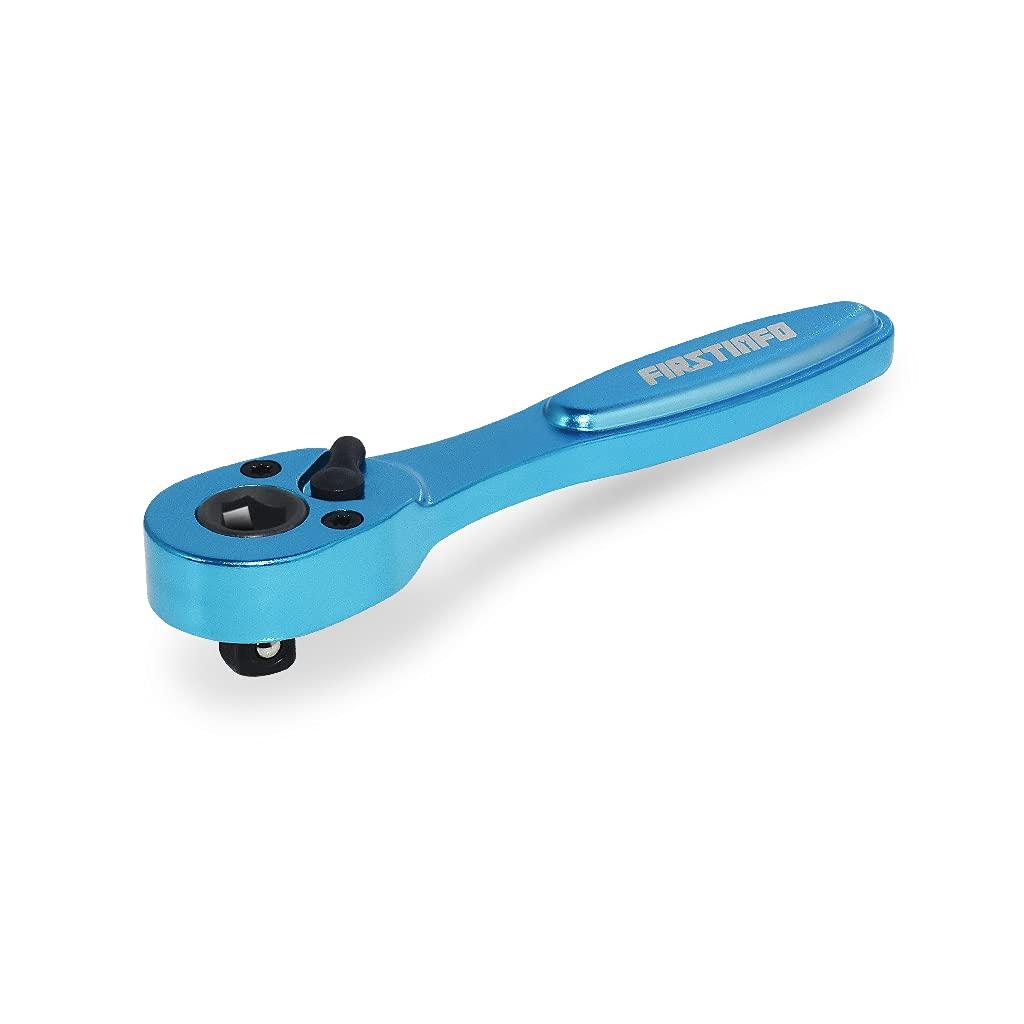 Ryosho Compatible Ratchet 96mm Overall Aluminum Ratchet Handle Bit/Socket 6.35mm Wrench, Length,